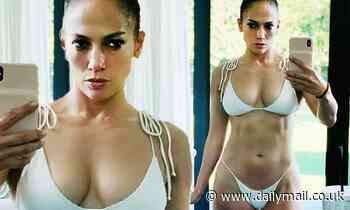 Jennifer Lopez, 50, shows off her sensational physique in bikini mirror selfie
