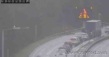 RECAP: Accident shuts eastbound lane of the A55 near Llanfairfechan - North Wales Live