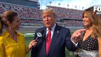 President Trump Attends Daytona 500, Jokes He Wants to Race