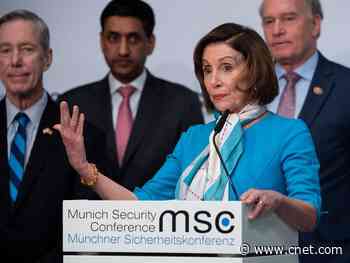 Pelosi, Pompeo turn up the heat on China's Huawei at security conference     - CNET
