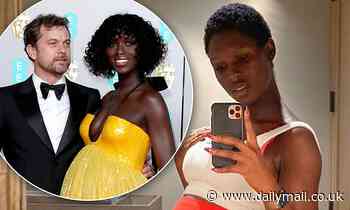 Jodie Turner-Smith shows off growing baby bump after calling Joshua Jackson a 'great life partner'