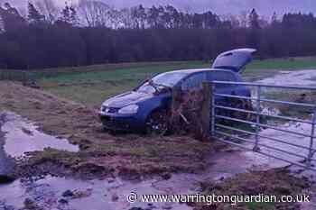 Pair rescued after car swept from road during Storm Dennis flooding - Warrington Guardian