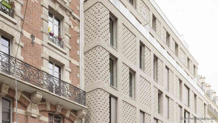 Avenier Cornejo designs Parisian apartment block with patterned brick facade