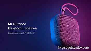 Xiaomi Mi Outdoor Bluetooth Speaker With IPX5 Water Resistance Launched in India at Rs. 1,399