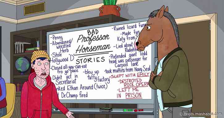 All the details in that 'Bojack Horseman' whiteboard scene you may have missed