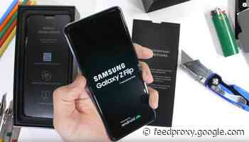 Drop Test: Samsung Galaxy Z Flip vs Motorola RAZR (video)