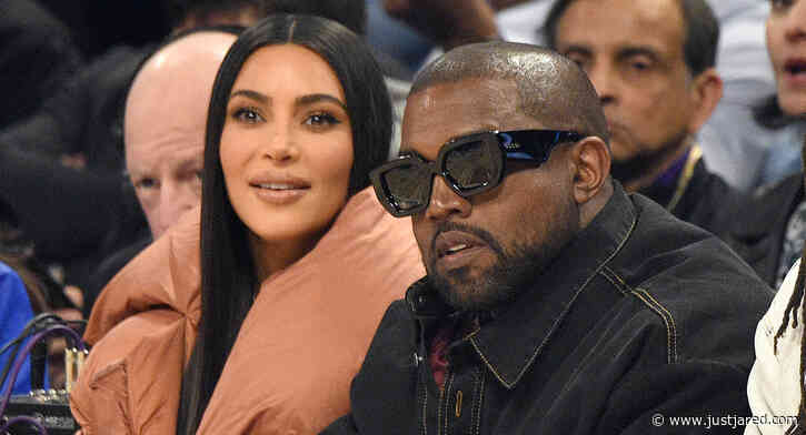Kim Kardashian & Kanye West Sit Courtside at NBA All-Star Game 2020!