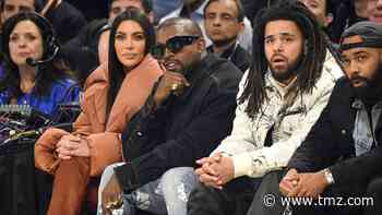 Kim and Kanye Courtside for Kobe Bryant Tribute at NBA All-Star Game