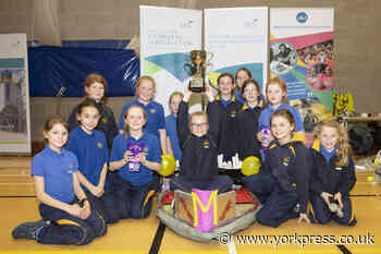Schoolgirls from across York celebrate annual Hovercraft Day