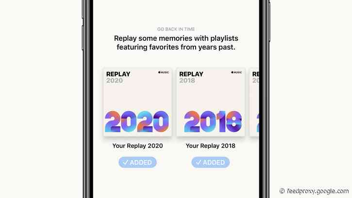 You can now add your Apple Music ‘Replay 2020’ playlist with most played songs of the year