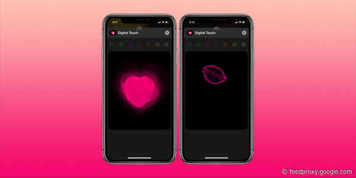 How to send more personal messages on iPhone with Digital Touch heartbeat, kiss, more