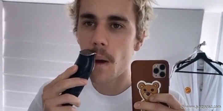 Justin Bieber Shaves Off His Mustache - Watch! (Video)