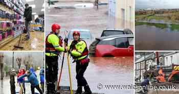 These are the places in Wales affected by flooding after Storm Dennis