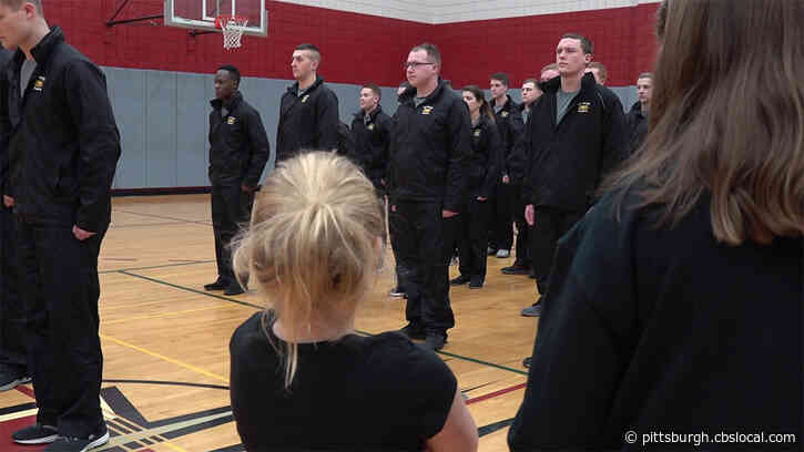 7-Year-Old Spends Day Off From School Leading Cadets At IUP Through Morning Workout