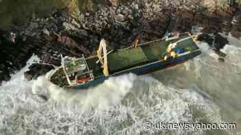 Public urged to stay away from abandoned cargo ship washed up on Cork coastline