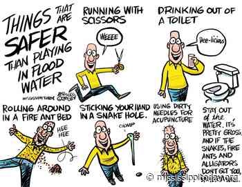 Marshall Ramsey: Things that are safer than playing in flood water.