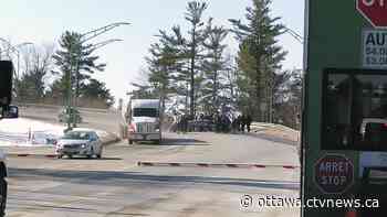 Thousand Island Bridge reopens after three hour protest