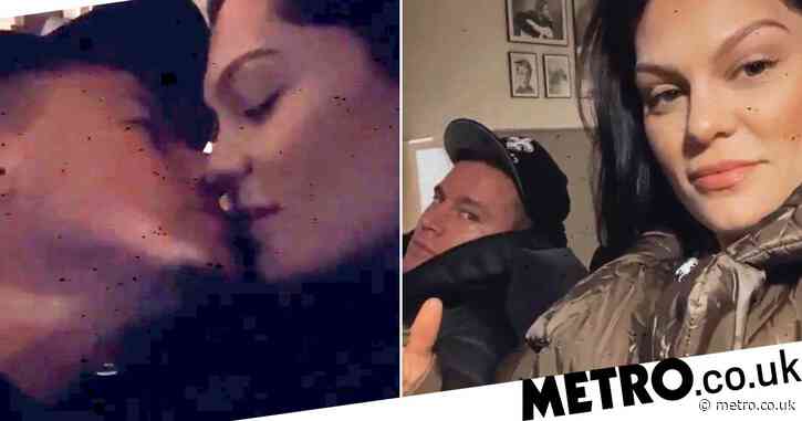 Jessie J and Channing Tatum pucker up for kisses as they dance to Sam Smith together