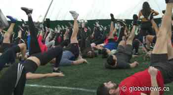 Athletes, coaches, influencers break a sweat in Toronto’s City Shred event - Global News