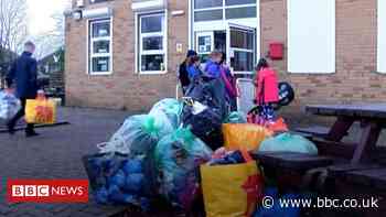 Storm Dennis: Communities come together for clean-up