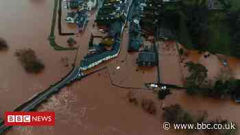 Crickhowell flooded as Storm Dennis strikes