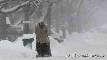 Winter storm set to hit Ottawa, as motorists wait for word on possible parking ban - CTV News