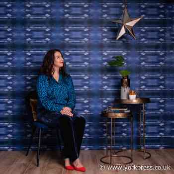 Tropical storms and telephone boxes inspire Hattie Lloyd wallpaper