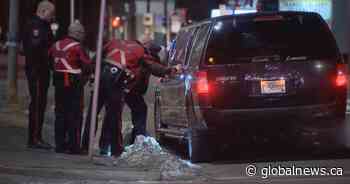 Man dies after falling from moving limousine in downtown Calgary