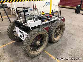 Why send a 500-pound robot down stairs?