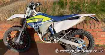 Police appeal to find owner of suspected stolen motorbike recovered in Newcastle raid