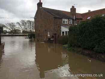 Yellow warning issued for more heavy and persistent rain upstream of York