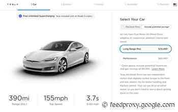 Tesla ups range for Model S cars slightly