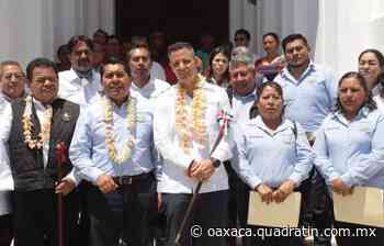 Entrega Murat obras de infraestructura en San Agustín Etla - Quadratín Oaxaca