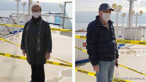 'It looks like it's going to be another two days': Red Deer couple waiting to evacuate cruise ship