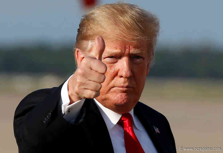 President Trump touches down in LA today for Olympics meeting, fund-raising