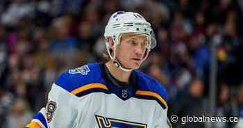 Blues defenceman Jay Bouwmeester ‘on the road to recovery’ after collapsing on bench