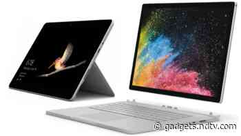 Microsoft Surface Go 2, Surface Book 3 Price and Specifications Tipped