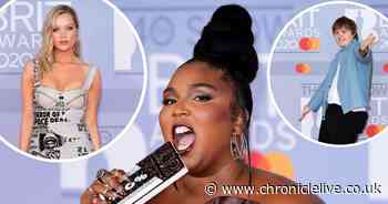 Brits Red Carpet pictures as stars dress to impress at London's O2 Arena