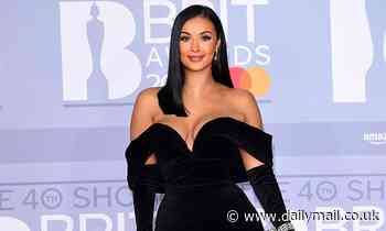BRITs 2020: Maya Jama is the picture of elegance in  sweeping black evening gown