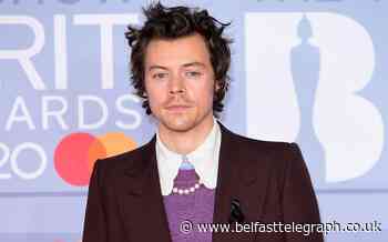 Harry Styles wears black ribbon to Brits after Caroline Flack death