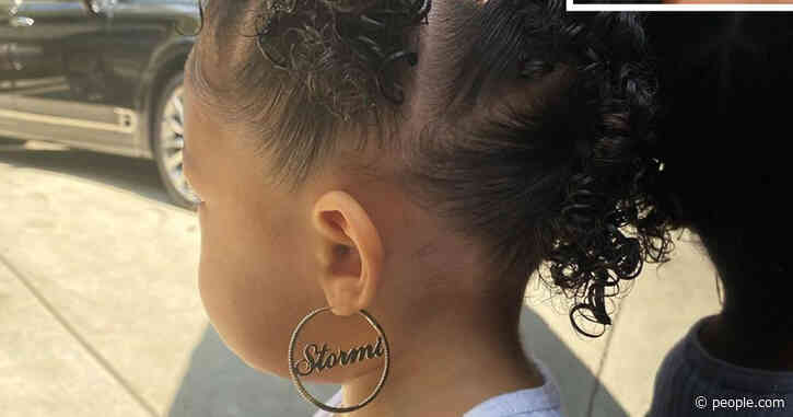 Kylie Jenner's 'Best Friend,' 2-Year-Old Daughter Stormi, Wears Giant Gold Hoop Earrings — with Her Name on Them!
