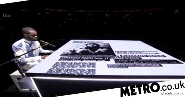 Brit Awards 2020: Dave pays tribute to Grenfell victims in emotional performance