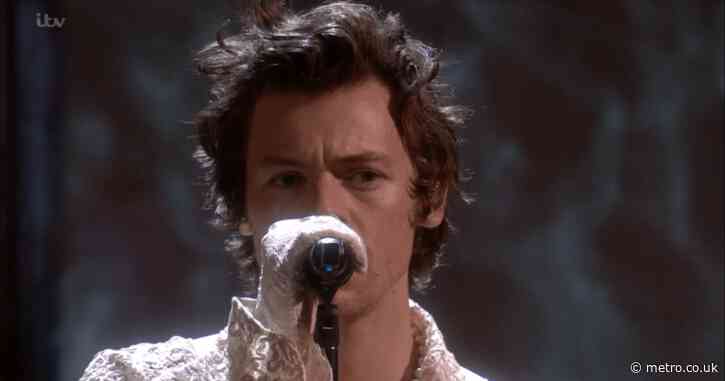 Harry Styles leaves viewers in tears during heartbreaking performance of Falling at Brit Awards 2020