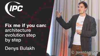 Fix me if you can: architecture evolution step by step - JAXenter