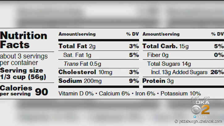 New Nutrition Labels Designed To Promote Healthier Food Choices