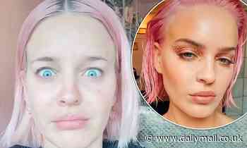 BRITs 2020: Anne-Marie shares photos as she puts on make up
