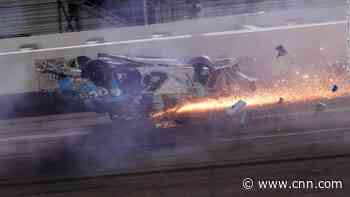 NASCAR driver awake and speaking after fiery crash