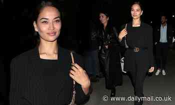 Victoria's Secret model Shanina Shaik oozes glam at dinner for London Fashion Week