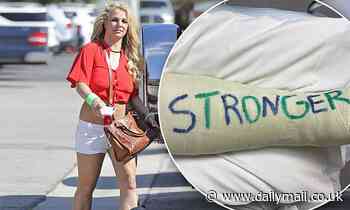 Britney Spears broke a bone in her foot while dancing reveals boyfriend Sam Asghari
