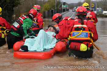 Elderly man trapped by floods evacuated from house - Warrington Guardian